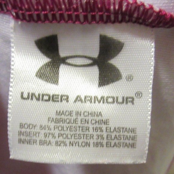 Under Armour HEAT GEAR Tank Top w/built in bra Med - Picture 3 of 8